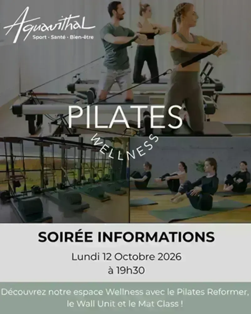 Conférence Pilates lundi 12 octobre à 19h30